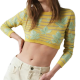 Winter Sexy Casual Striped Knit Top (Women)