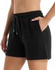 Women's Drawstring Sweat Shorts Comfy Elastic Shorts Workout Lounge Shorts with Pockets